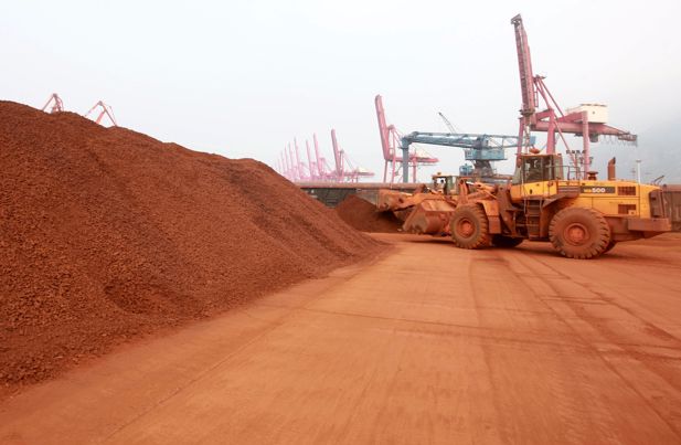 A truck transports rare earth to be exported at the Port of Lianyungang in Jiangsu Province, China. Image credit: Alamy.